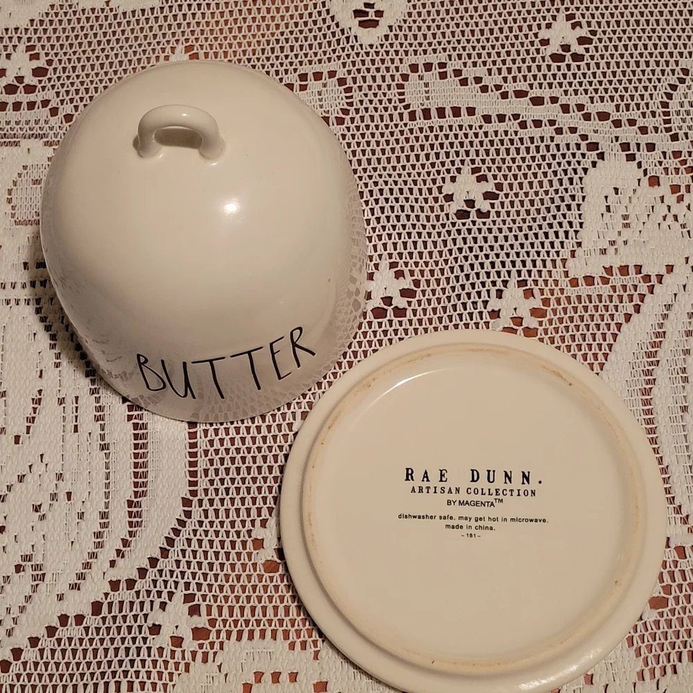 Rae Dunn Butter Bell Dish - Picture 3 of 4